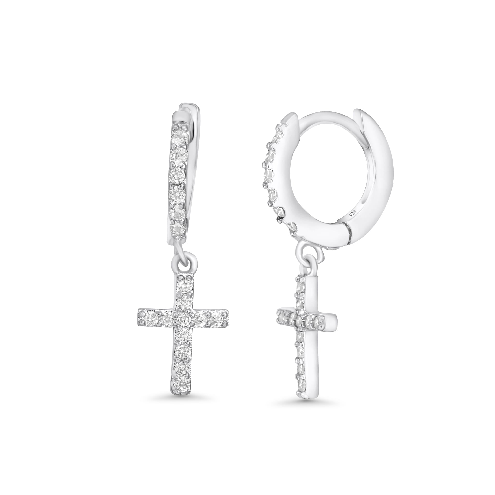 SREBRNE NAUŠNICE CROSS EDEN