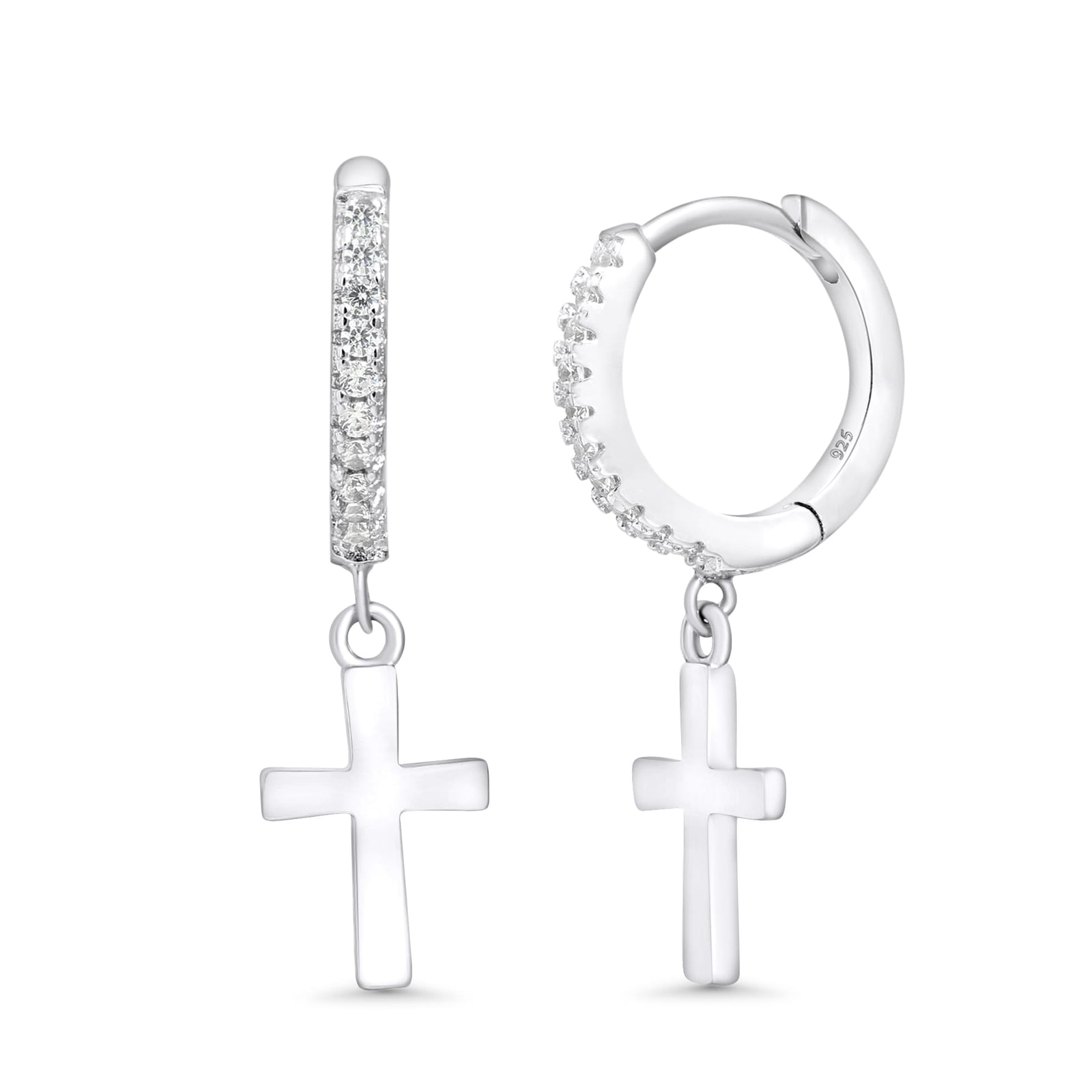SREBRNE NAUŠNICE CHIC CROSS