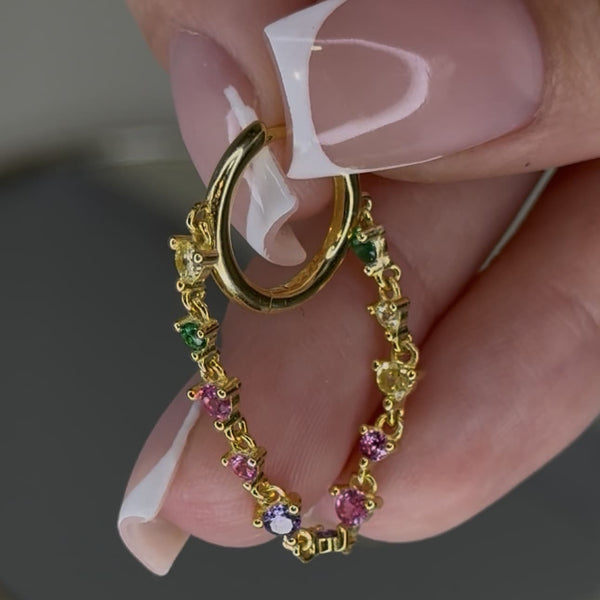 SREBRNE MINDJUŠE (PAR) CANDY POP