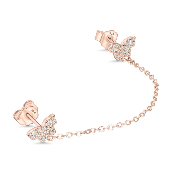 SREBRNE MINDJUŠE BUTTERFLY CHAIN