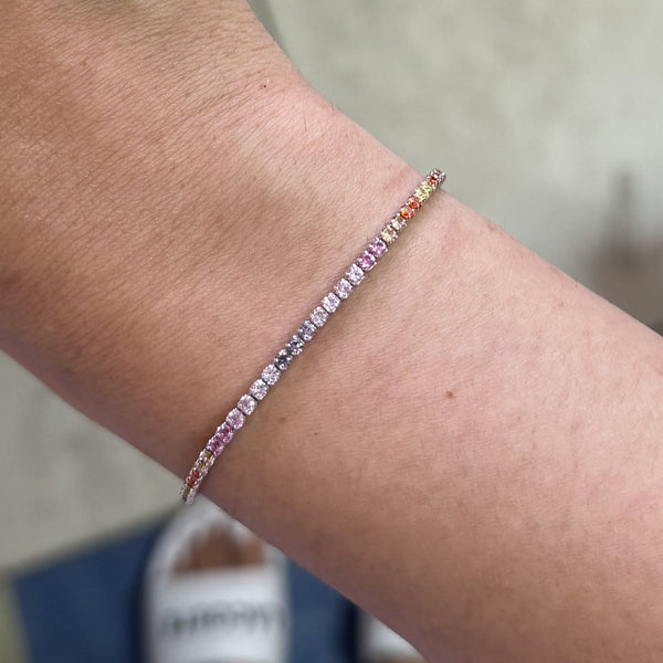 SREBRNA NARUKVICA TENNIS TUTTI FRUTTI