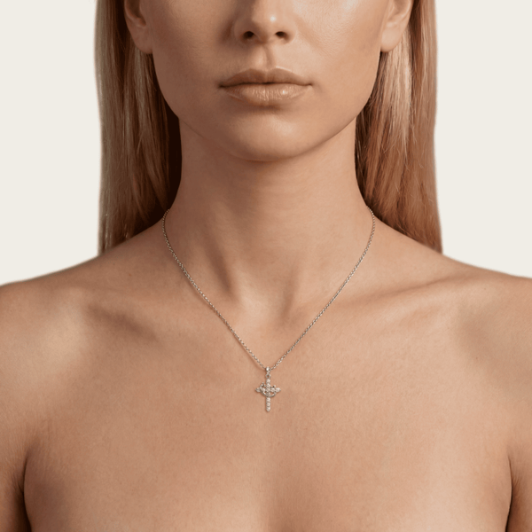 SREBRNA OGRLICA CROSS CROWN