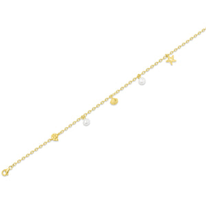 SREBRNA NANOGICA SHELL & PEARL LUX