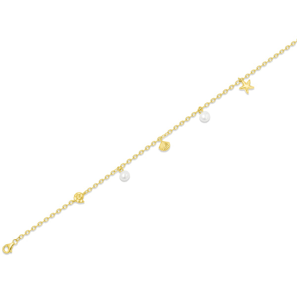 SREBRNA NANOGICA SHELL & PEARL LUX