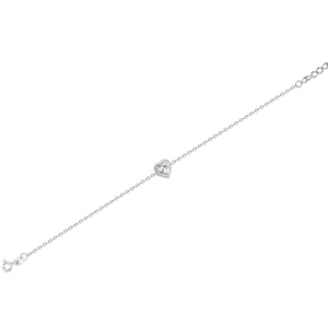 SREBRNA NARUKVICA HEART DOREA