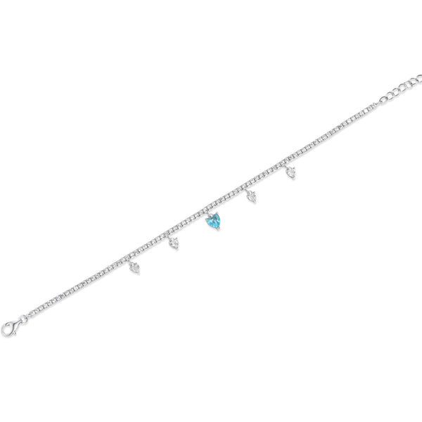 SREBRNA NARUKVICA TENNIS AMORE