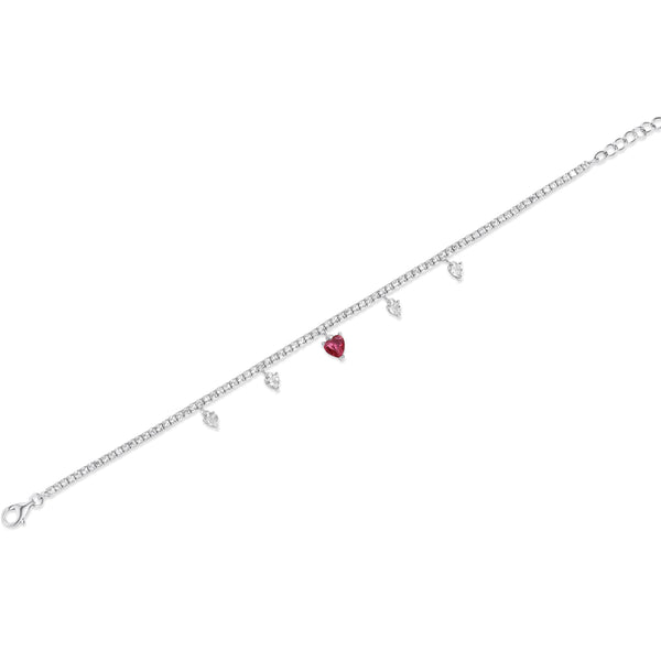 SREBRNA NARUKVICA TENNIS AMORE