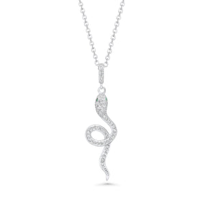 SREBRNA OGRLICA SNAKE TWIST