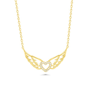 SREBRNA OGRLICA WINGS OF LOVE