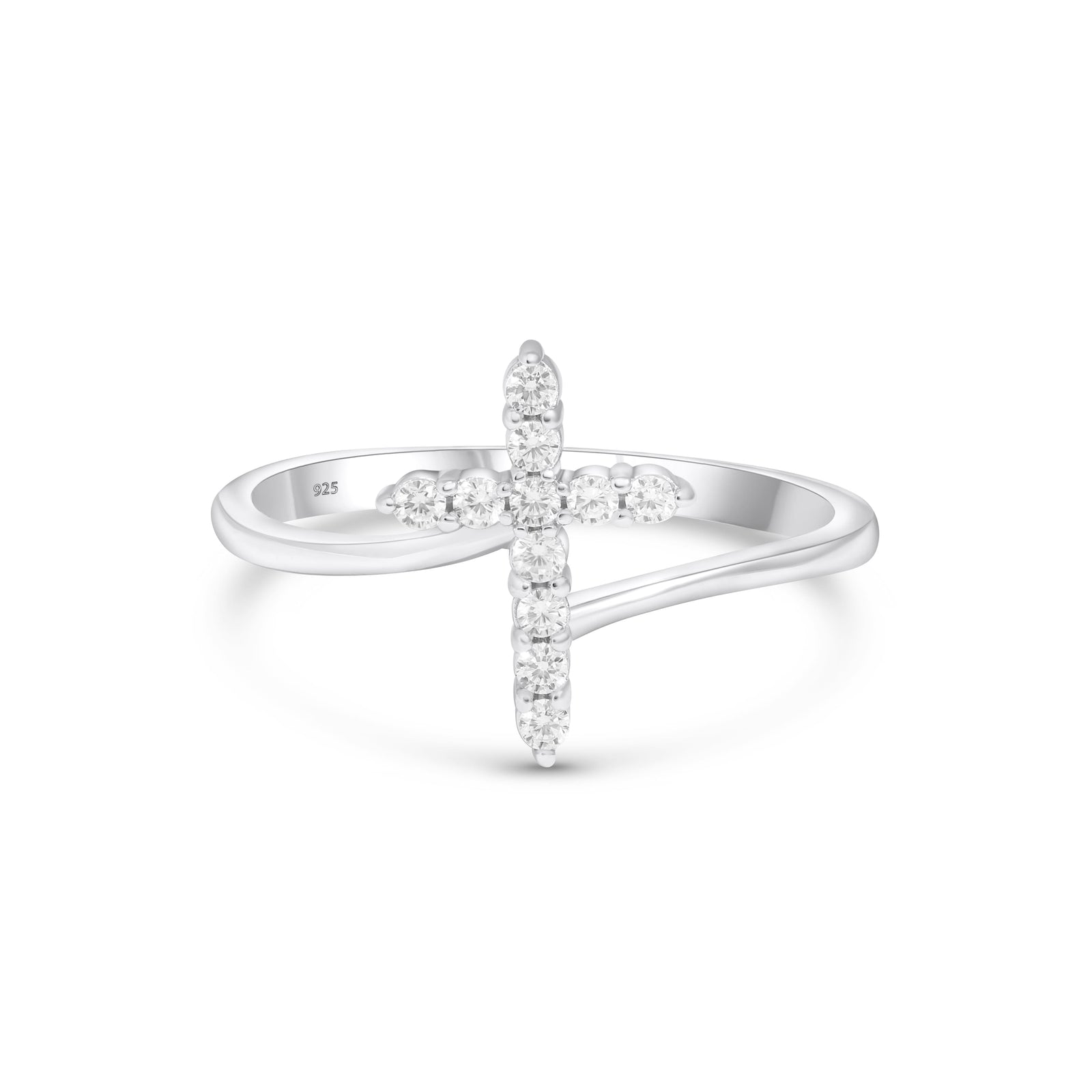 SREBRNI PRSTEN CROSS LUXE